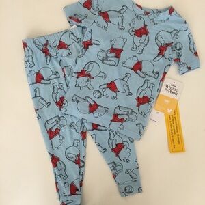 NEW (2T) Pajama Set Winnie the Pooh Top and Bottom